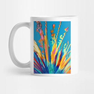 Oxytocin crystals, light micrograph (C011/0500) Mug